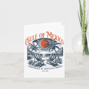 Retro Summer Gulf Of Mexico Forever Beach Golfo De Card