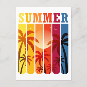 Retro Summer Postcard
