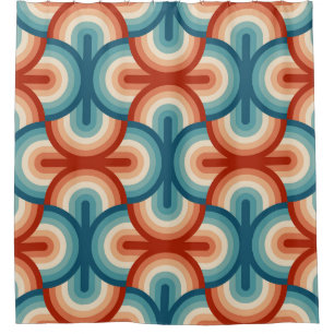 Retro Summer Rainbow Stripes Pattern