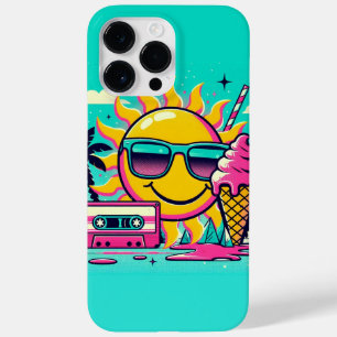 Retro Summer Vibes - Cute 80s Aesthetic Case-Mate iPhone 14 Pro Max Case
