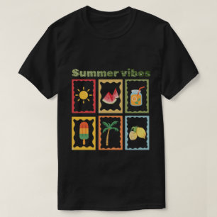 Retro Summer Vibes Design T-Shirt