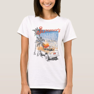 Retro Summer Vibes Surf – California Sunset Beach T-Shirt