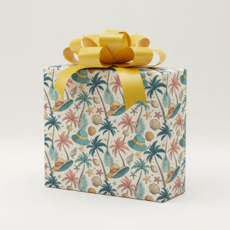 Retro Summer Wrapping Paper