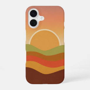 Retro Sun Arc iPhone 16 Case