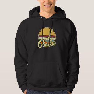 Retro Sun Japanese Island and Osaka Hoodie