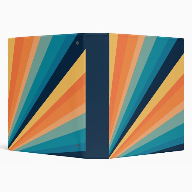 Retro sun rays binder (Background)
