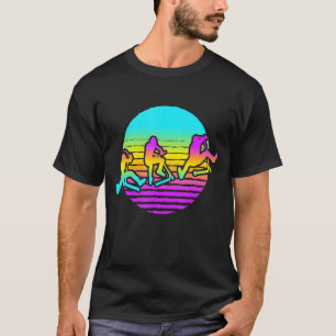 Retro sun tricks stunt scooter stunt scooter T-Shirt