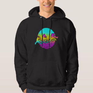 Retro Sun Tricks Stuntscooter Stunt Scooter Hoodie