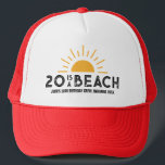 Retro Sunset 20th 30th 40th 50 Birthday Crew Squad Trucker Hat<br><div class="desc">Retro Sunset 20th 30th 40th 50 Birthday Crew Squad Trucker Hat</div>