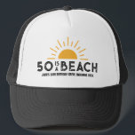 Retro Sunset 50th 60th 70th Birthday Squad Crew Trucker Hat<br><div class="desc">Retro Sunset 50th 60th 70th Birthday Squad Crew Trucker Hat</div>