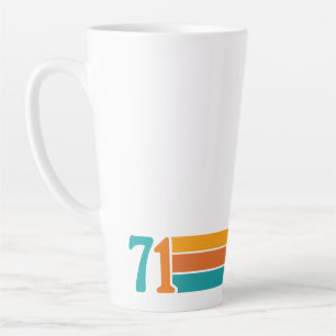 Retro Sunset 71 Latte Mug