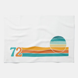 Retro Sunset 72 Kitchen Towel