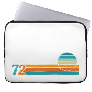 Retro Sunset 72 Laptop Sleeve