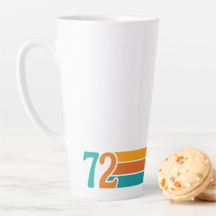 Retro Sunset 72 Latte Mug