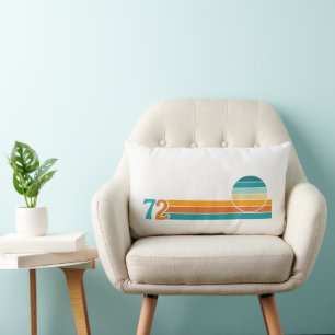 Retro Sunset 72 Lumbar Pillow