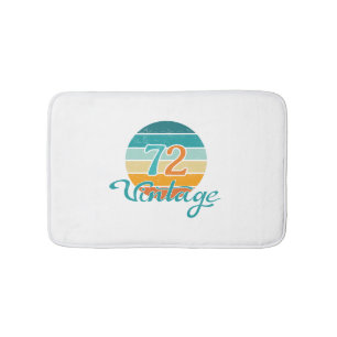 Retro Sunset 72 Vintage Distressed Bath Mat