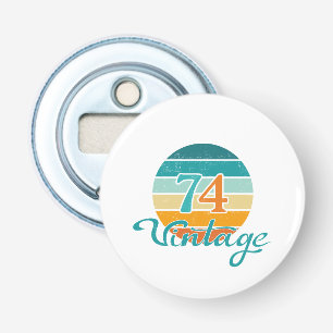 Retro Sunset 74 Vintage Distressed Bottle Opener