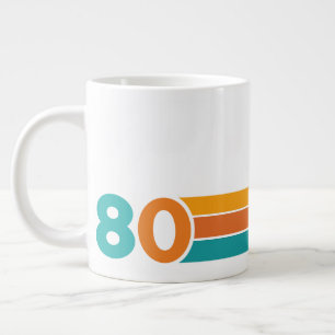 Retro Sunset 80 Large Coffee Mug