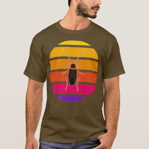 Retro Sunset 80s Bug Entomology Insect Gift T-Shirt