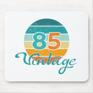 Retro Sunset 85 Vintage Distressed Mouse Pad