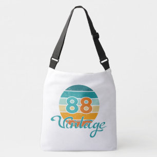 Retro Sunset 88 Vintage Distressed Crossbody Bag