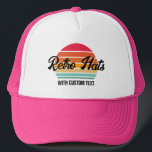 Retro Sunset 90's Vacation Birthday Girls Trip Trucker Hat<br><div class="desc">Retro Sunset 90's Vacation Birthday Girls Trip Trucker Hat</div>