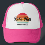 Retro Sunset  90's Vacation Birthday Girls Trip Trucker Hat<br><div class="desc">Retro Sunset 90's Vacation Birthday Girls Trip Trucker Hat</div>