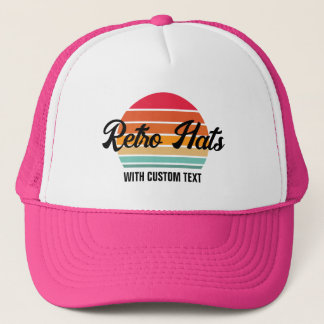Retro Sunset  90's Vacation Birthday Girls Trip Trucker Hat