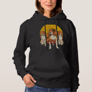 Retro Sunset Beagle Hoodie