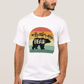 Retro Sunset Brother Bear T-Shirt
