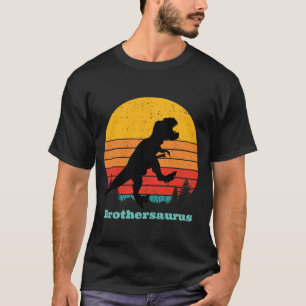 Retro Sunset Brothersaurus T-Shirt