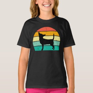 Retro Sunset Chihuahua T-Shirt