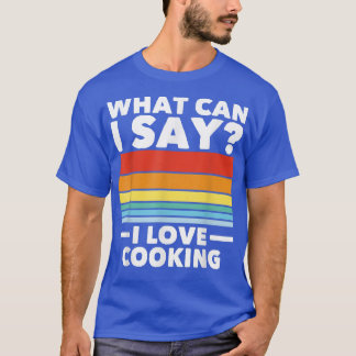 Retro Sunset Cooking Men Women Kids Cook  T-Shirt