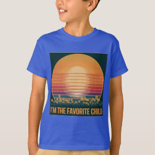 Retro Sunset Favourite Child T-Shirt 