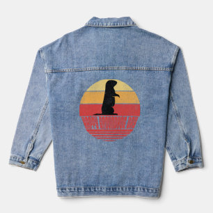 Retro Sunset Groundhog Day Denim Jacket