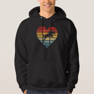 Retro Sunset Horse Rider Equestrian Horseman Hoodie