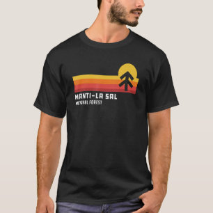 Retro Sunset Manti La Sal National Forest Moab Uta T-Shirt