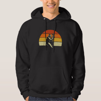 Retro Sunset Paintballer Paintballing Tactical Sp Hoodie
