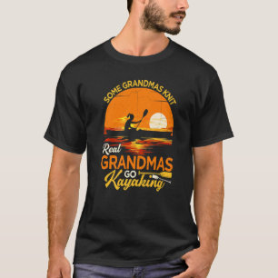 Retro Sunset Some Grandmas Knit Real Grandmas Go K T-Shirt