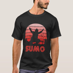 Retro Sunset Sumo T-Shirt