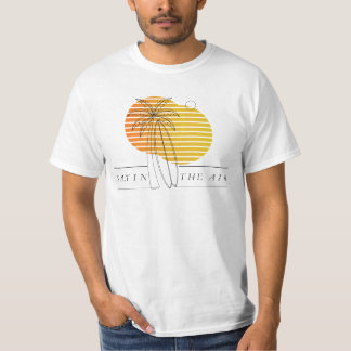 Retro Sunset Surfboard Minimalist Salt In The Air T-Shirt