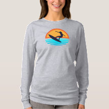 Retro Sunset Surfing _ Vintage Beach Vibes