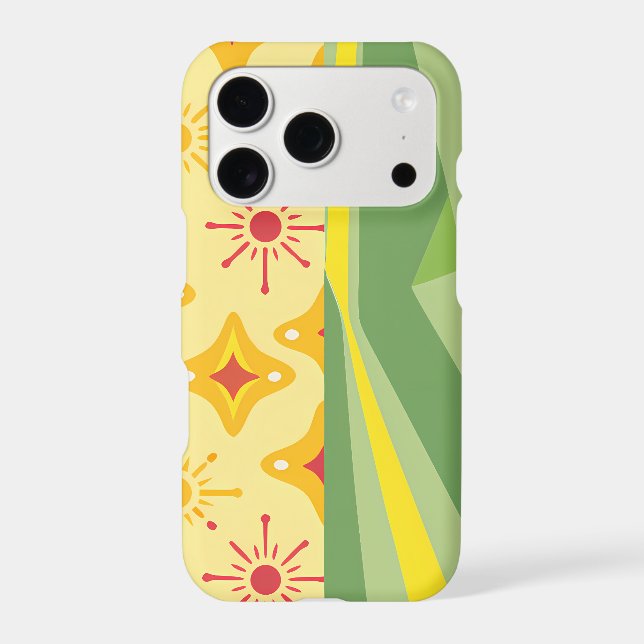 Retro Sunshine Patterns – Bold Colorful  (Back)
