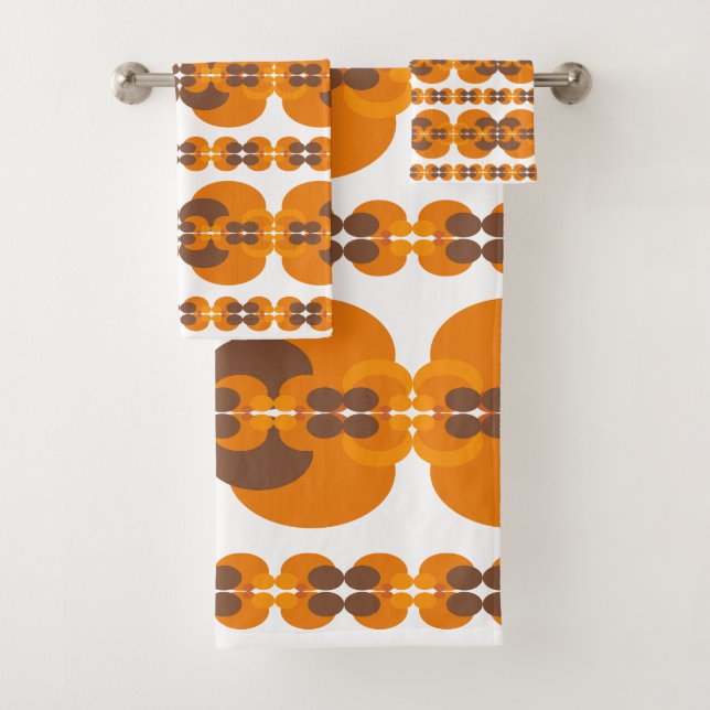 Rétro Super 60's 70's Motif Bubbles (En situation)