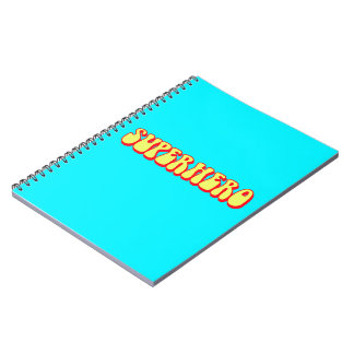 Retro Superhero Notebook