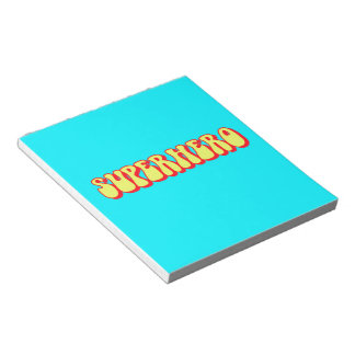 Retro Superhero Notepad