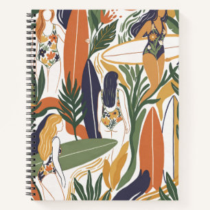 Retro Surf Club Notebook