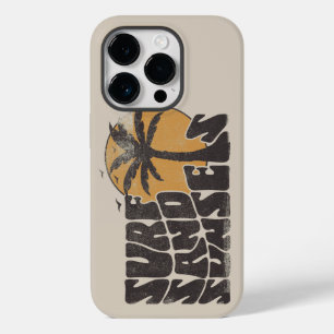 Retro Surf Sand Sunsets Palm Tree Beach Vibes Case-Mate iPhone 14 Pro Case