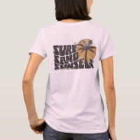 Retro Surf Sand Sunsets Palm Tree Beach Vibes
