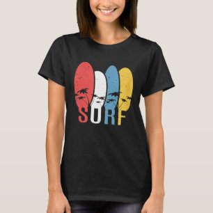 Retro Surf Shirt Vintage Style Long Board Surf Gr